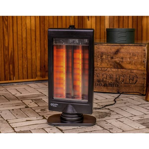 Shop Comfort Zone Czhtv9 Oscillating Electric Halogen Radiant