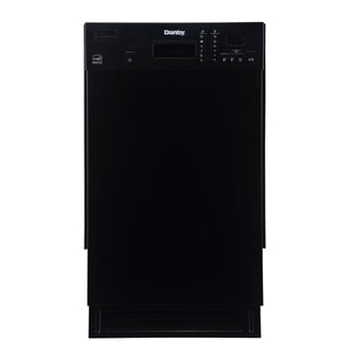 Danby Products Danby 18 Inch Under-The-Counter Dishwasher (Black - Black Finish)