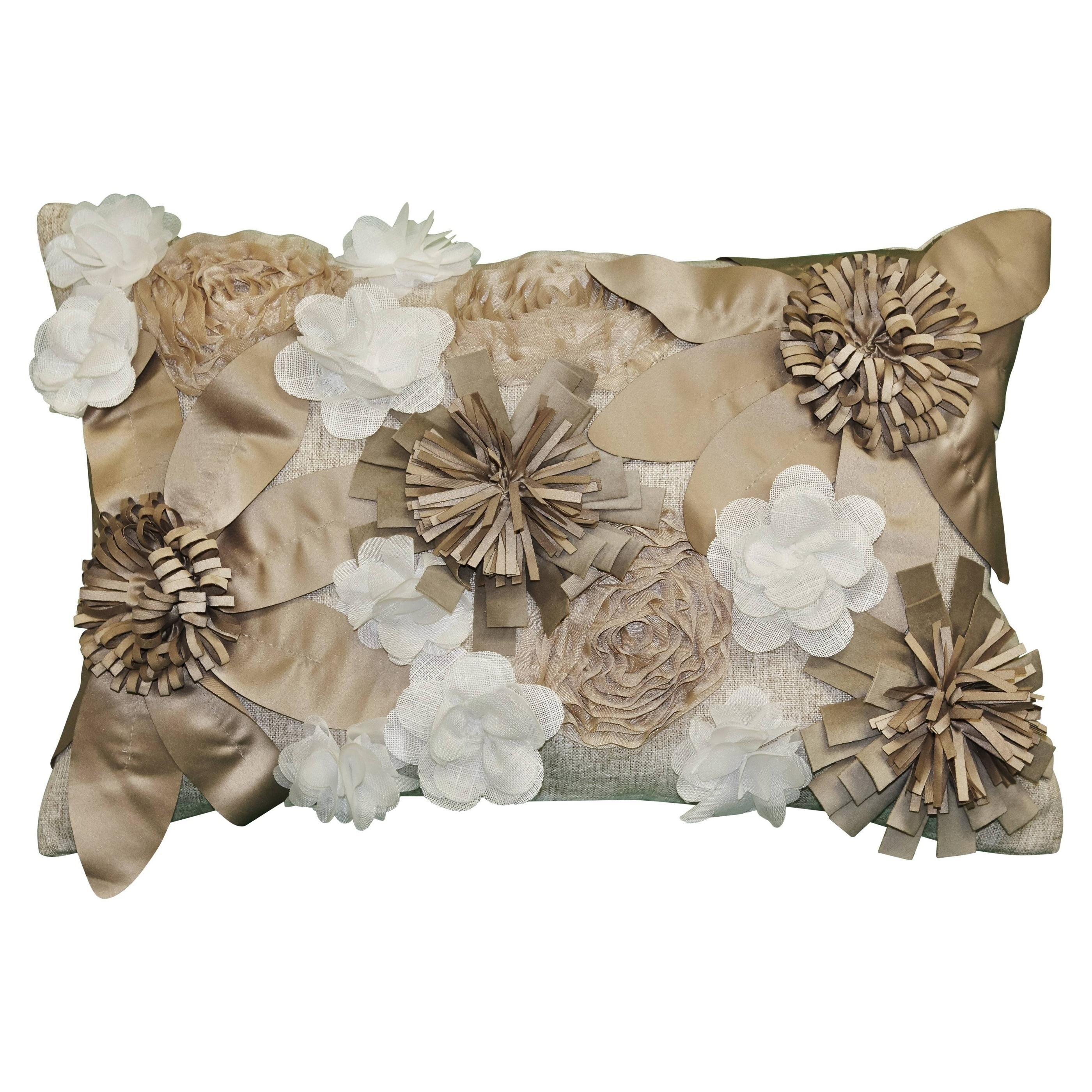 decorative floral pillows