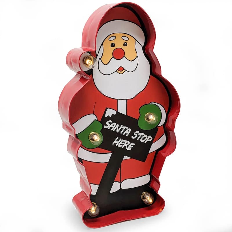 Santa Clause LED Sign