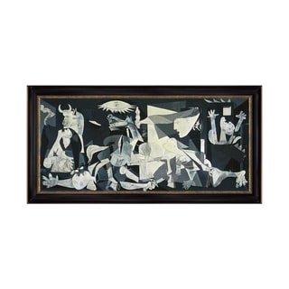 Guernica by Pablo Picasso 1937 Black Frame Oil Painting Print Canvas 27 ...