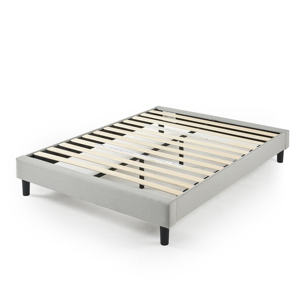 Shop Priage by Zinus Essential Upholstered Platform Bed Frame with Wood Slat Support On Sale