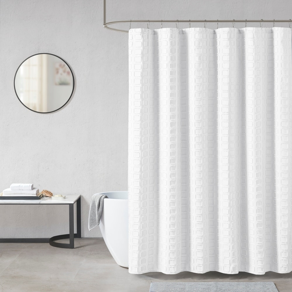 Antibacterial-microbial Mildew-resistant 'See Through Top' Ivory Shower  Curtain - Bed Bath & Beyond - 10745867