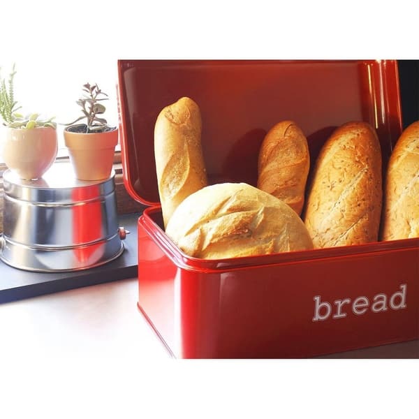 Kitchen Counter Bread Storage Bin Container Guoshang Stainless Steel Bread Box Food Storage Kitchen Dining Segurcamp Com