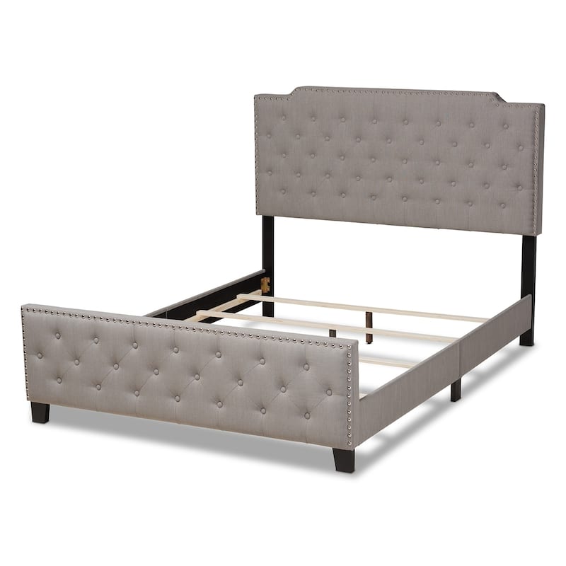 Copper Grove Enzers Upholstered Button-tufted Panel Bed