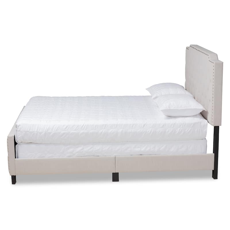Copper Grove Enzers Upholstered Button-tufted Panel Bed