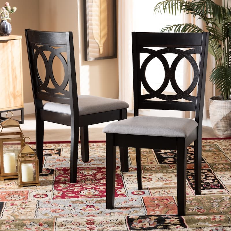 Copper Grove Taizz Modern Upholstered 2-piece Dining Chair Set - Grey