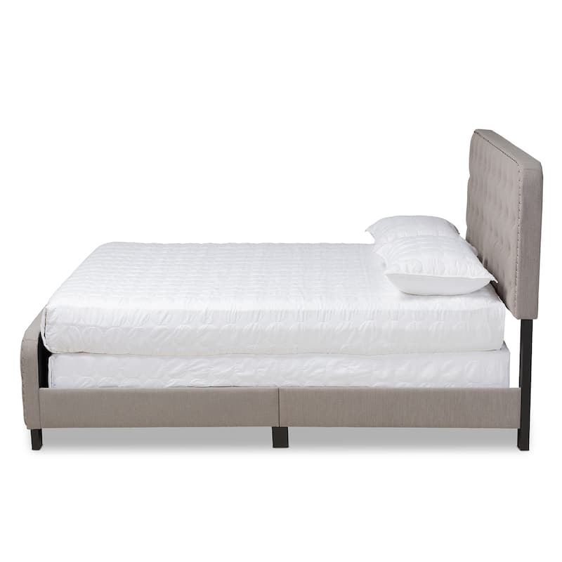 Annalisa Button-tufted Fabric Panel Bed