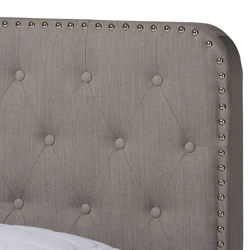 Annalisa Button-tufted Fabric Panel Bed