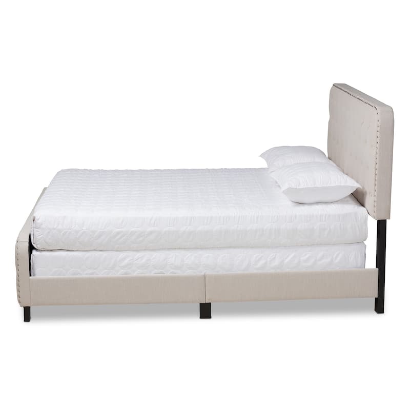 Annalisa Button-tufted Fabric Panel Bed
