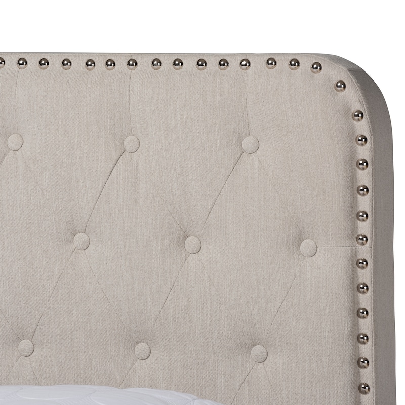 Annalisa Button-tufted Fabric Panel Bed