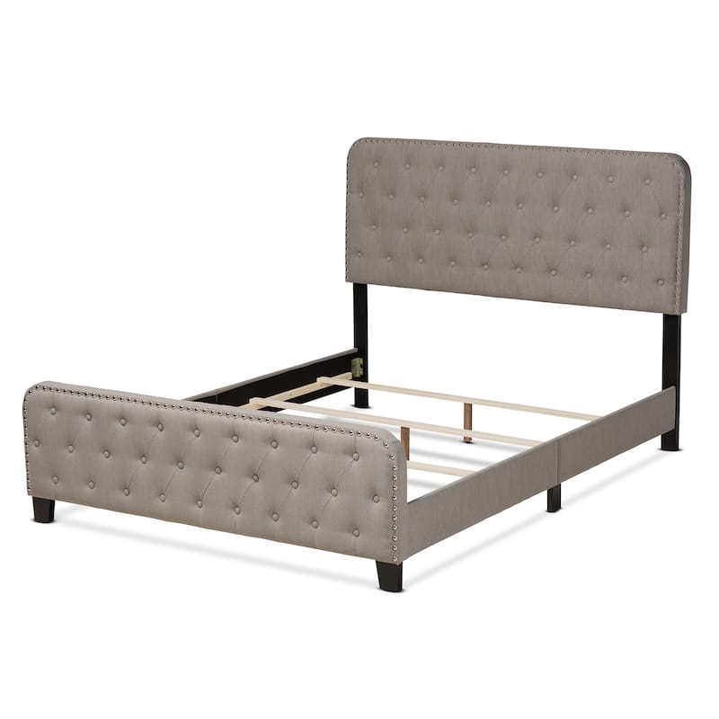 Annalisa Button-tufted Fabric Panel Bed