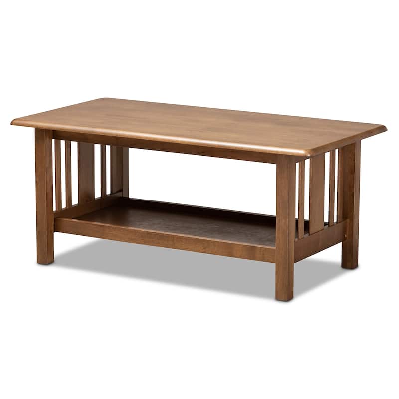 Copper Grove Shoys Mission-style Brown Coffee Table - N/A