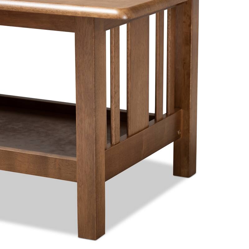 Copper Grove Shoys Mission-style Brown Coffee Table