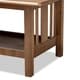 preview thumbnail 6 of 6, Copper Grove Shoys Mission-style Brown Coffee Table