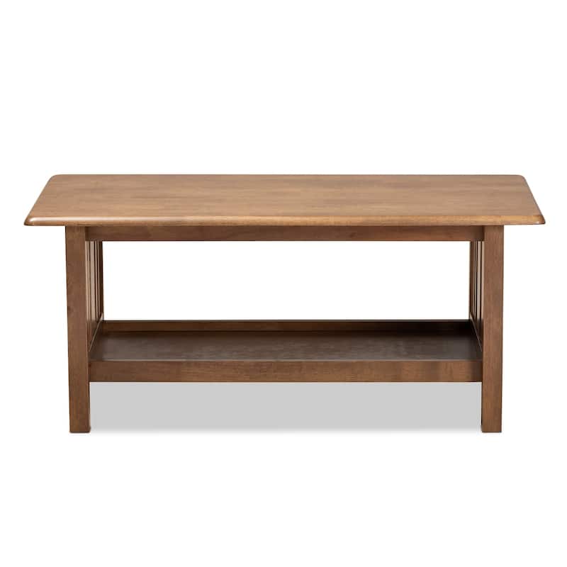 Copper Grove Shoys Mission-style Brown Coffee Table