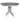 The Gray Barn Avalon Round Dining Table in Ash and Stormy White