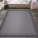 Ottomanson Jardin Striped Low-Pile Indoor/Outdoor Jute Area Rug ...