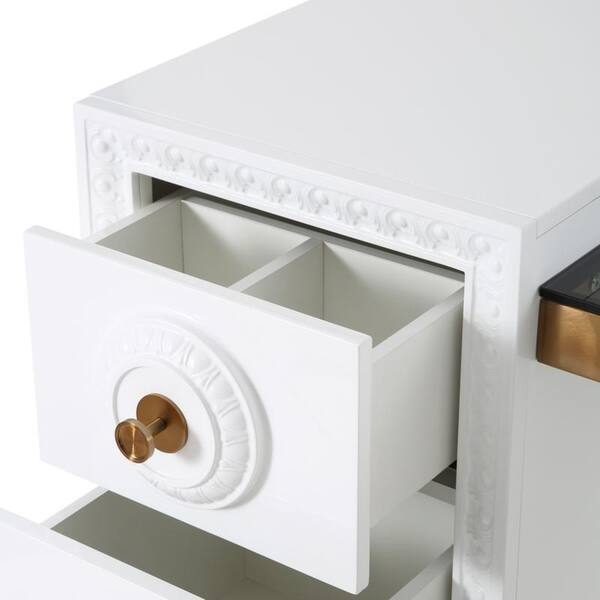 Bovey White Lacquer Desk 30135854 Bovey White Lacquer Desk