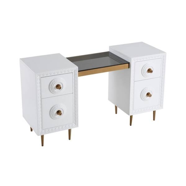Bovey White Lacquer Desk 30135854 Bovey White Lacquer Desk