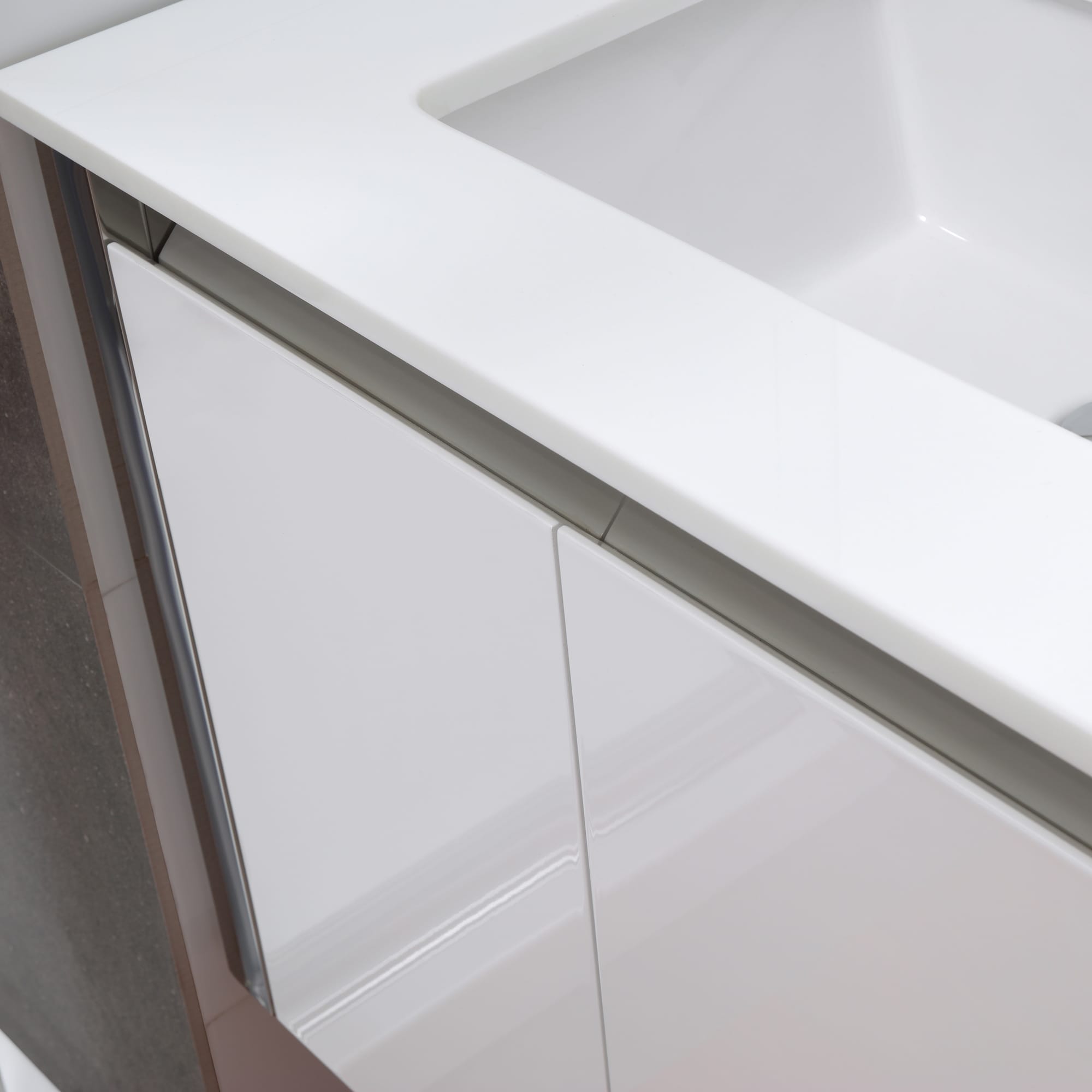 Shop Ove Decors Lelio 60 In Pure White Double Sink Vanity With