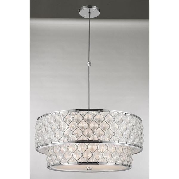 Crystal on sale drum light