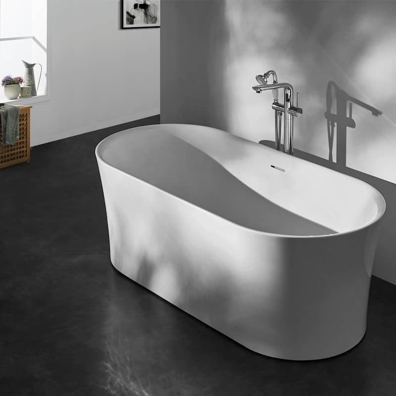 Aubrey 67" x 31.5" Soaking Bathtub