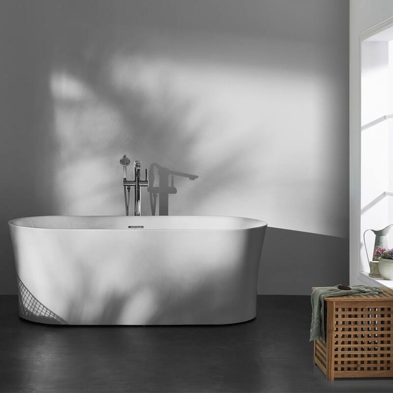 Aubrey 67" x 31.5" Soaking Bathtub