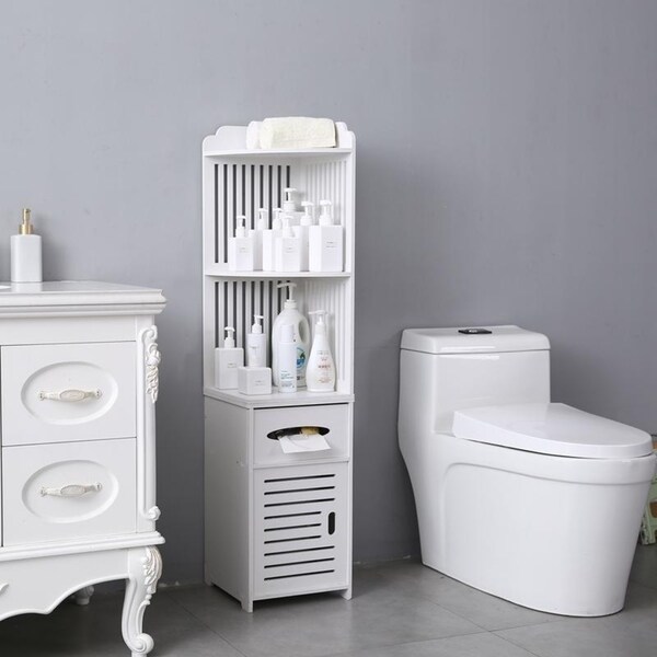 bathroom storage corner shelves