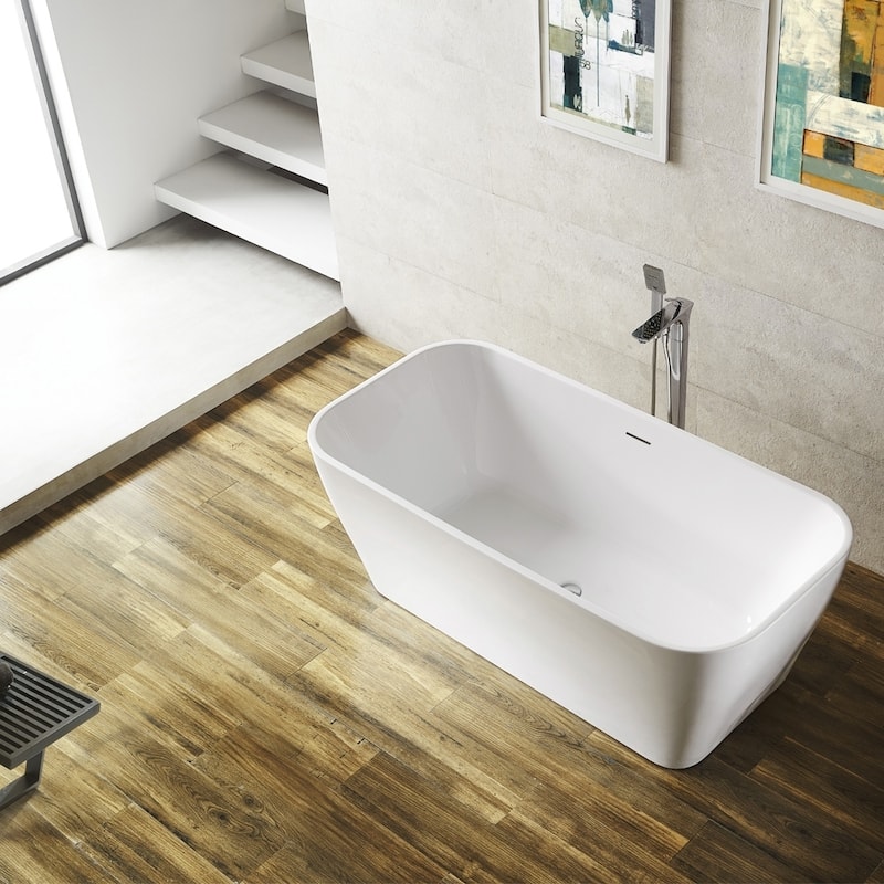 Augustine 59" x 31.5" Soaking Bathtub