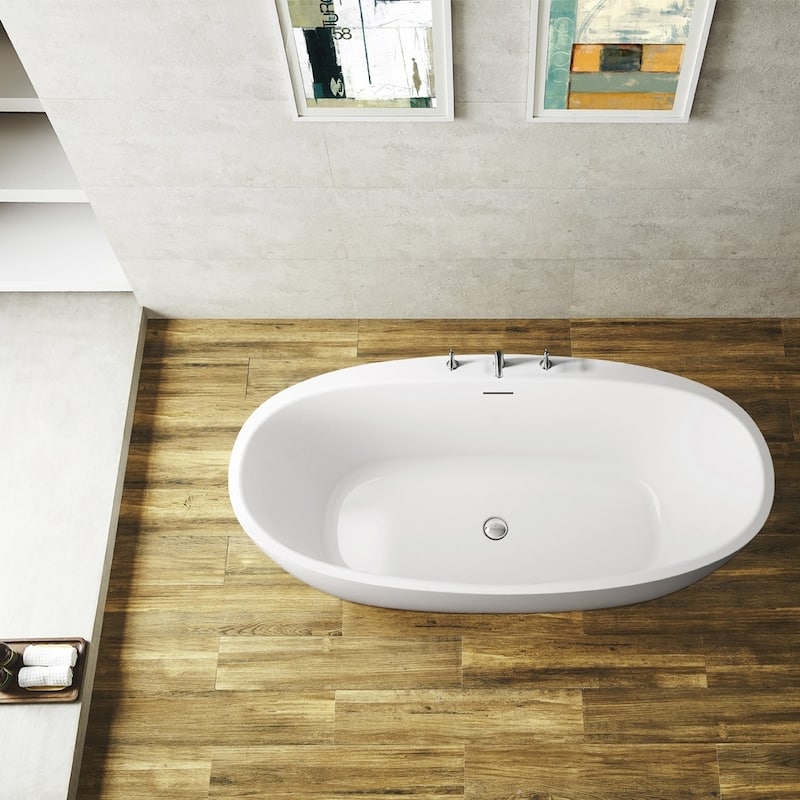 Everly 59" x 31.5" Soaking Bathtub