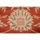 preview thumbnail 8 of 14, Floral Oushak Turkish Area Rug Wool Handmade Oriental Rust Carpet - 8'7" x 10'6" Oval