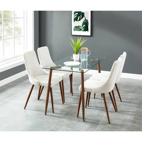 5 Pc Contemporary Dining Set
