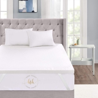 3" Inch Memory Foam Mattress Topper With Removable Bamboo Cover