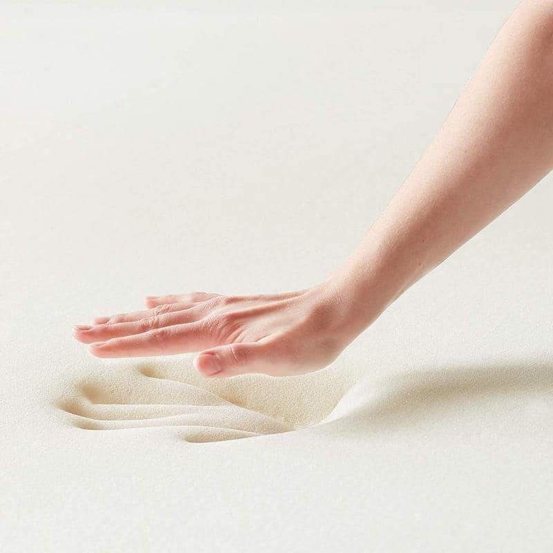3" Inch Memory Foam Mattress Topper With Removable Bamboo Cover