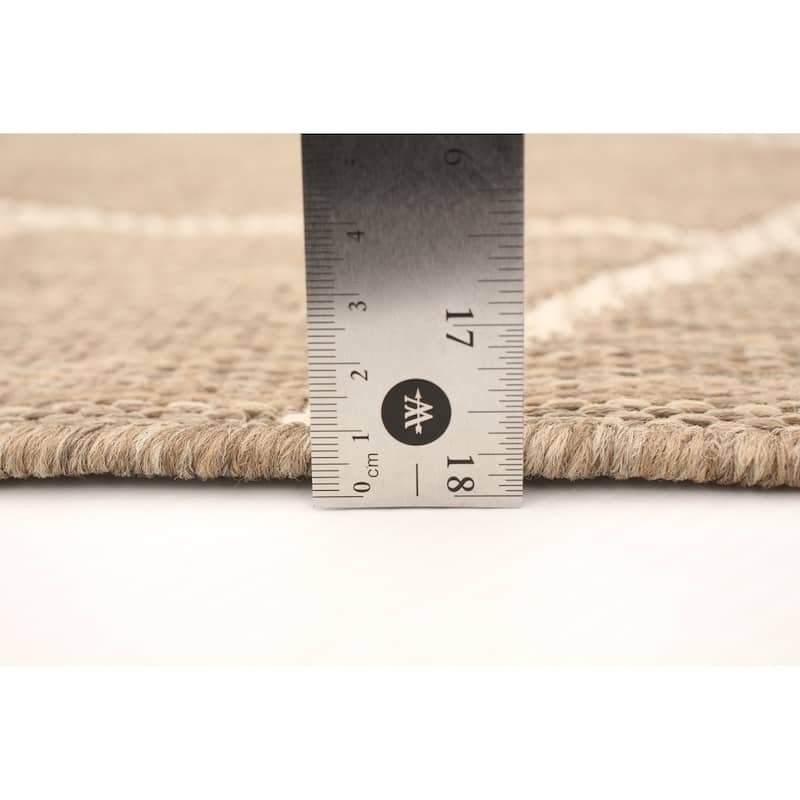 ECARPETGALLERY Sisal Abstract Tropical Rug