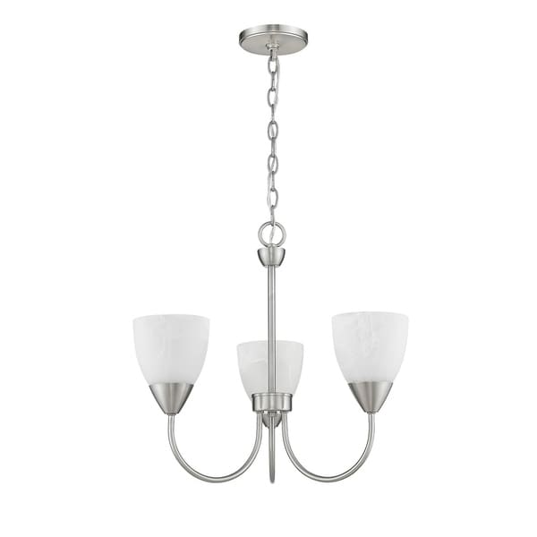 simple silver chandelier