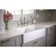 preview thumbnail 5 of 3, Brooks II Farmhouse Fireclay 33 in. 50/50 Double Bowl Kitchen Sink in Crisp White and Fireclay Care IQ Kit
