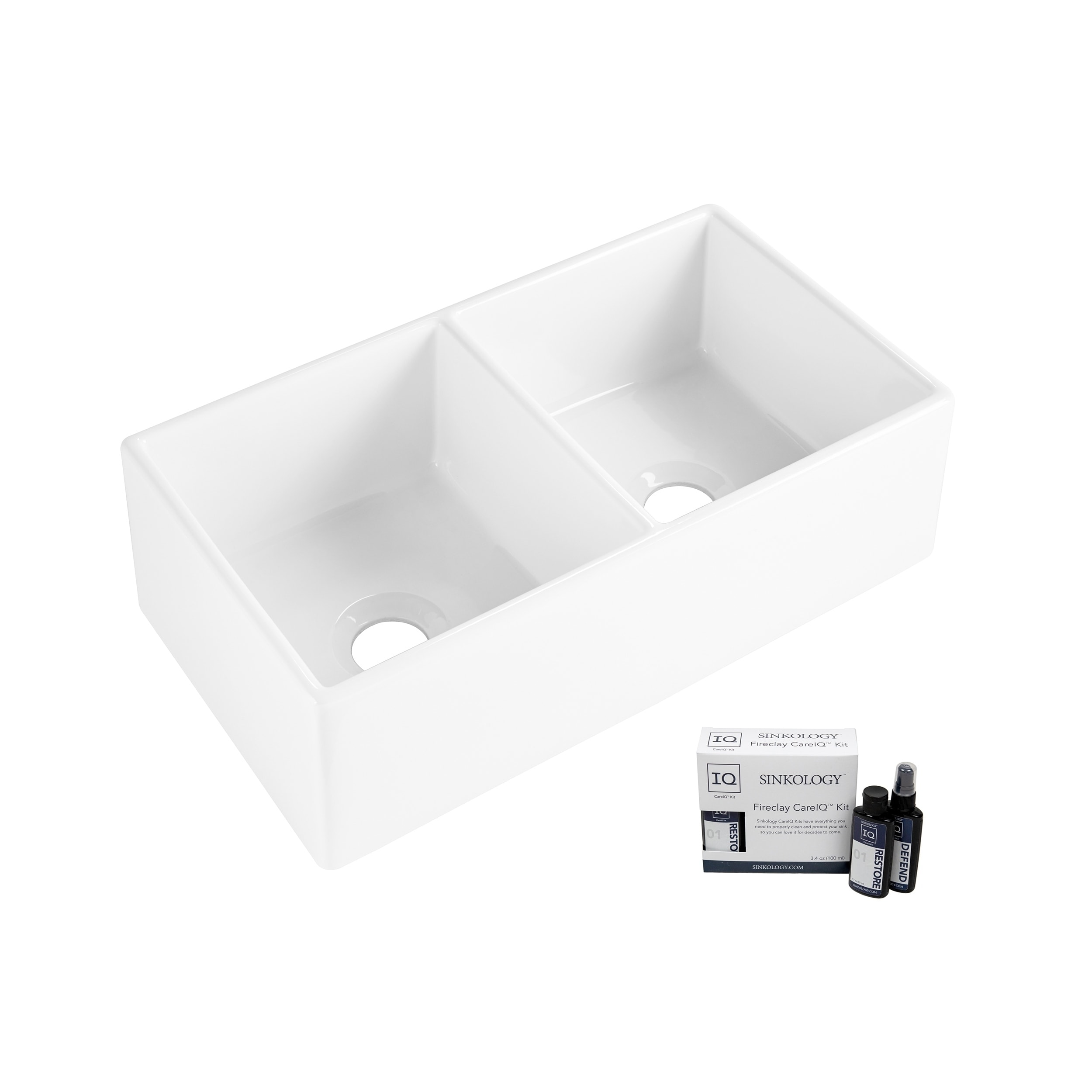 white plastic sink