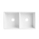 preview thumbnail 4 of 3, Brooks II Farmhouse Fireclay 33 in. 50/50 Double Bowl Kitchen Sink in Crisp White and Fireclay Care IQ Kit