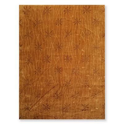 Designer Hand Knotted Wool & Silk Tibetan Oriental Area Rug (9'x12') - 9' x 12'