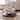 SEI Furniture Luna Transitional Square Metallic Coffee Table with Glass Top and Wood Base Shelf