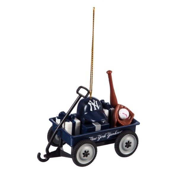 Team Wagon Ornament Chicago Cubs