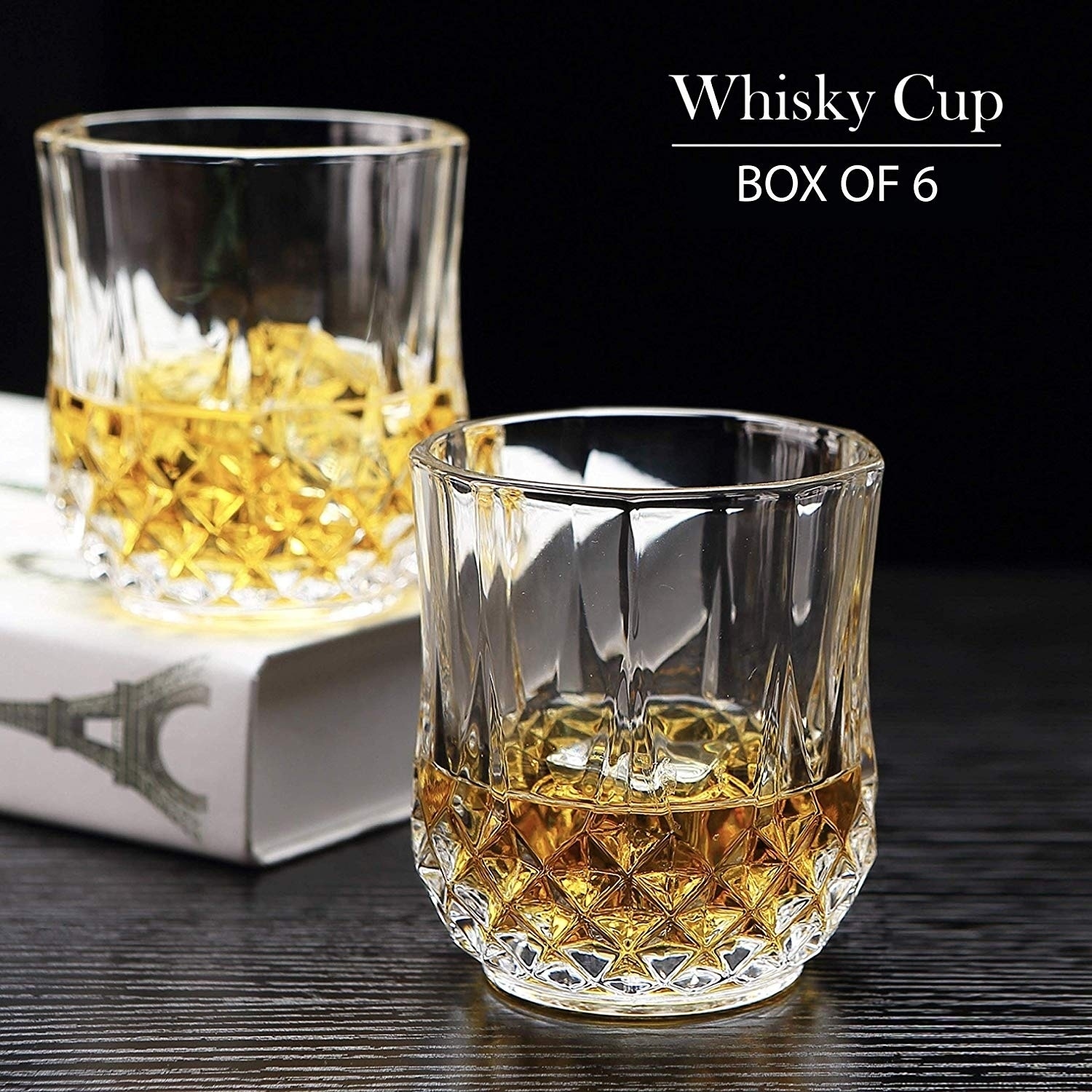 Whiskey Glasses Premium Crystal Style Spirit Rocks Glass Set Lead Free Glass Cups And Tasting Tumblers For Drinking On Sale Overstock