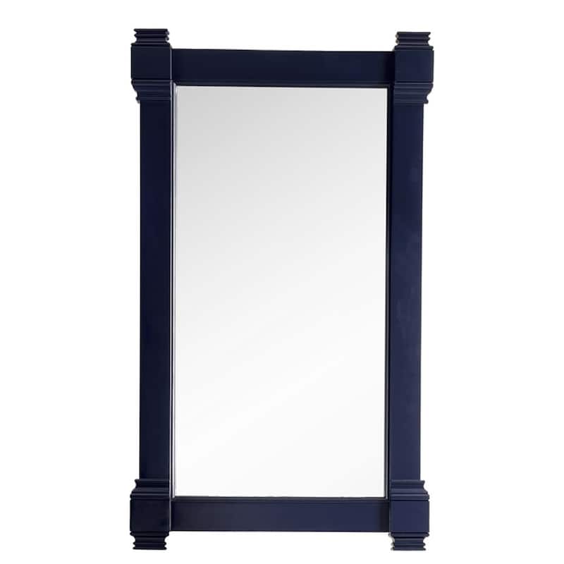 James Martin Vanities Brittany 22" Mirror, Victory Blue - 21.50-in W x 1.50-in D x 39.25-in H - 21.50-in W x 1.50-in D x 39.25-in H - Victory Blue