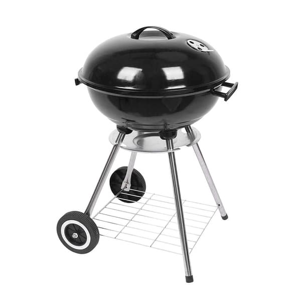 Original Kettle Charcoal Outdoor Portable BBQ Stainless Steel 18" Black Kettle - - 30143736