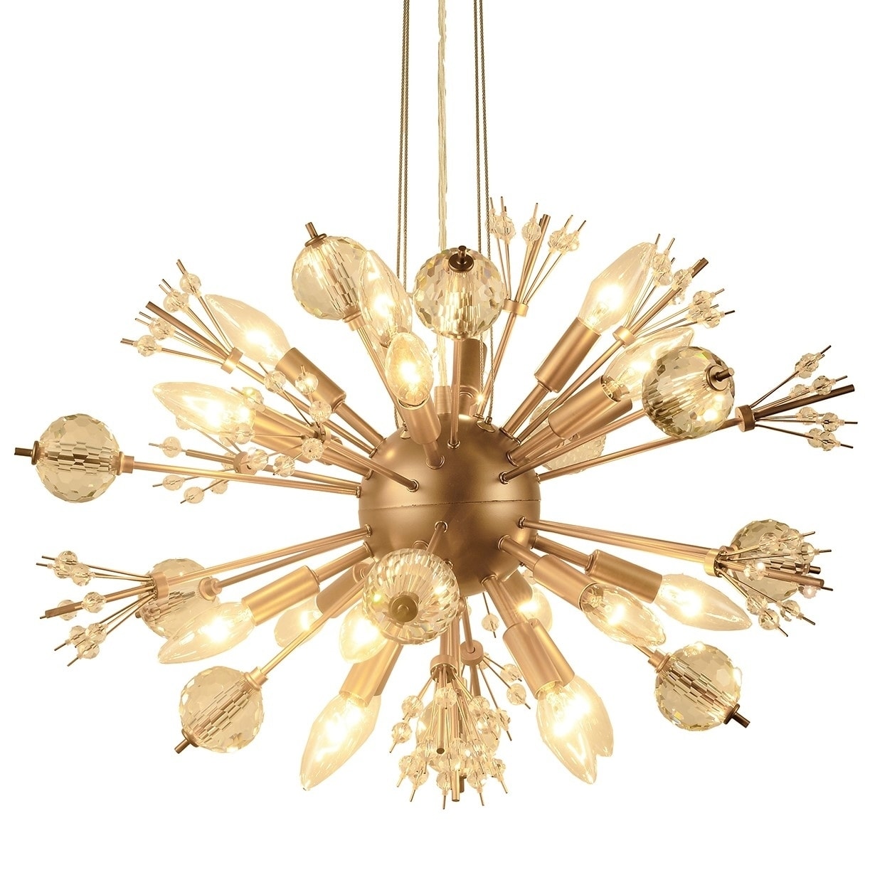 Brass Chandeliers: Crystal, Sputnik, Rustic & More 