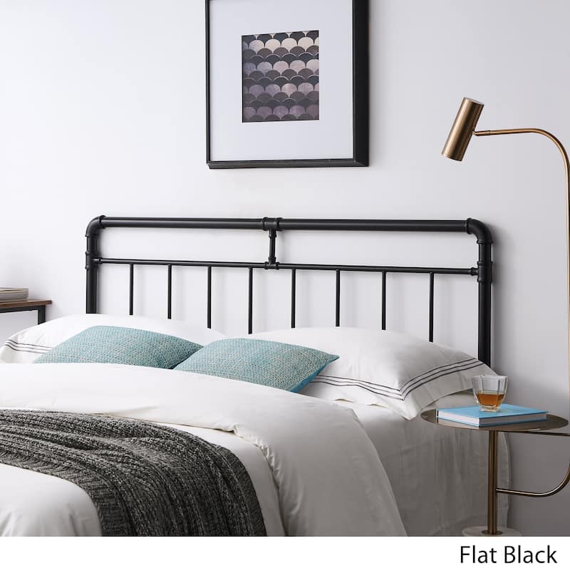 Aborn Contemporary Iron Headboard by Christopher Knight Home