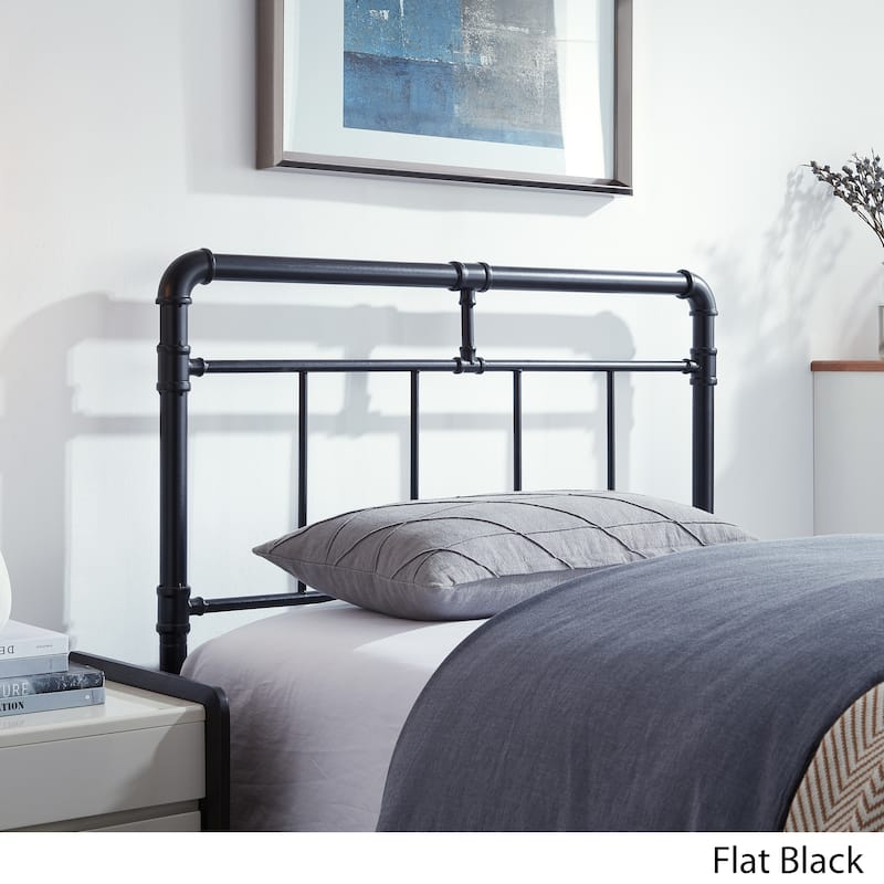 Aborn Contemporary Iron Headboard by Christopher Knight Home