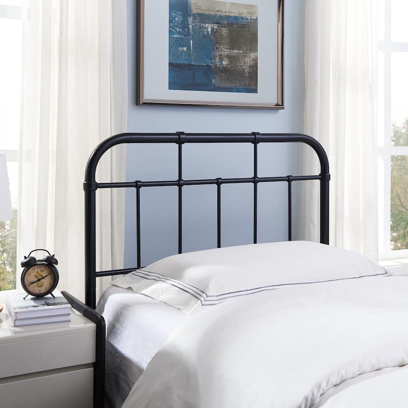 Crombie Industrial Iron Headboard by Christopher Knight Home